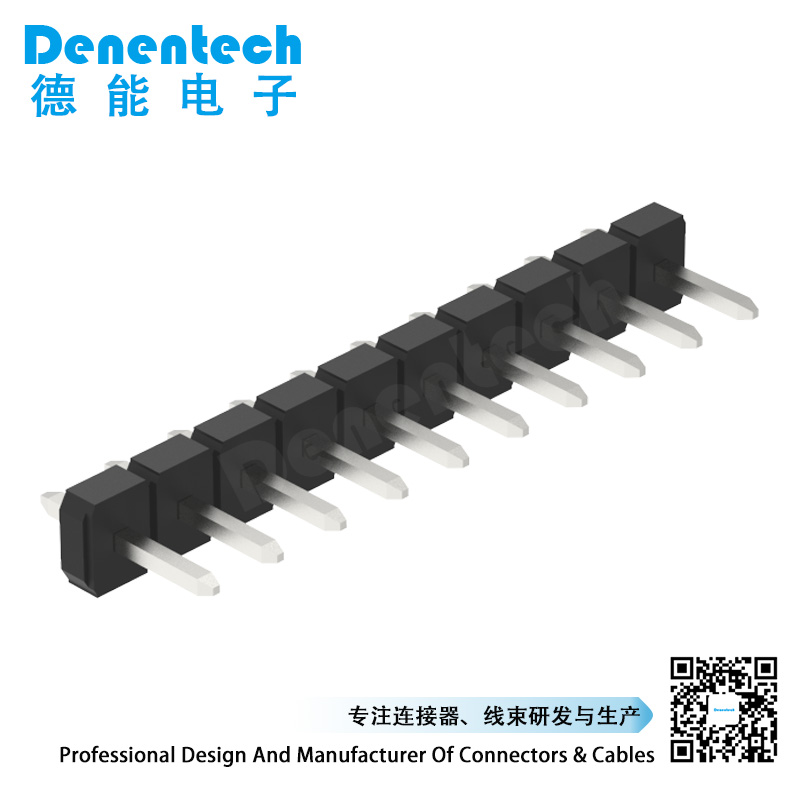Denentech 5.08mm pin header single row straight  pcb pin header